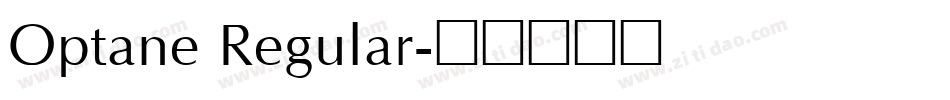Optane Regular字体转换